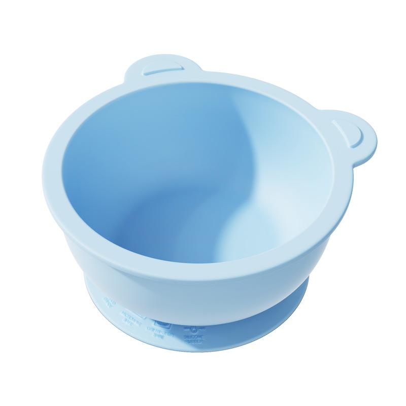 304 Stainless Steel Baby Feeding Bowl Easy to Clean Heat Resistant Kids Tableware Silicone Suction Base Divided Design