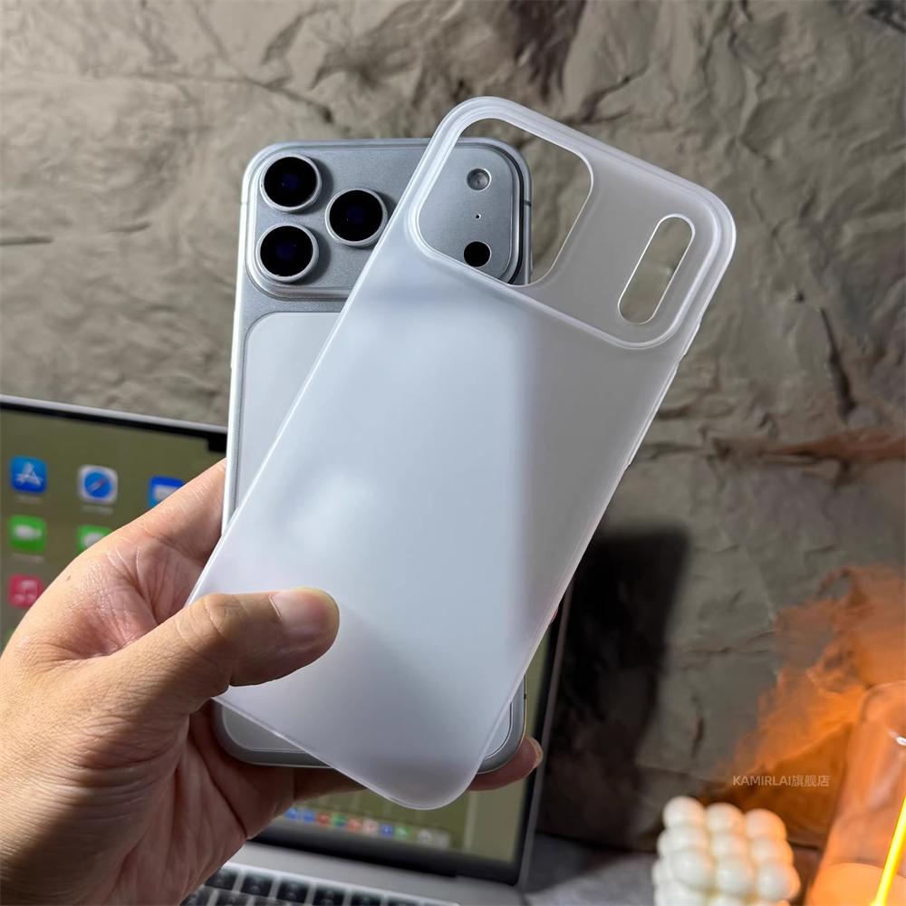 Ultradünne Matte Transluzente Harte PC-Hülle Für iPhone 17 Pro Max Air 16 15 14 Plus 13 12 Einfarbige Mattierte Schlanke Rückabdeckung Schale