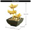 Desktop Fountain With Natural Stones And Soothings Waterfall Sound USB Operated Home Decoration Gift