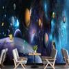 Universe Planet Murals Galaxy Ceiling Wall Murals Living Room Bedroom Galaxy Themed Wallpaper