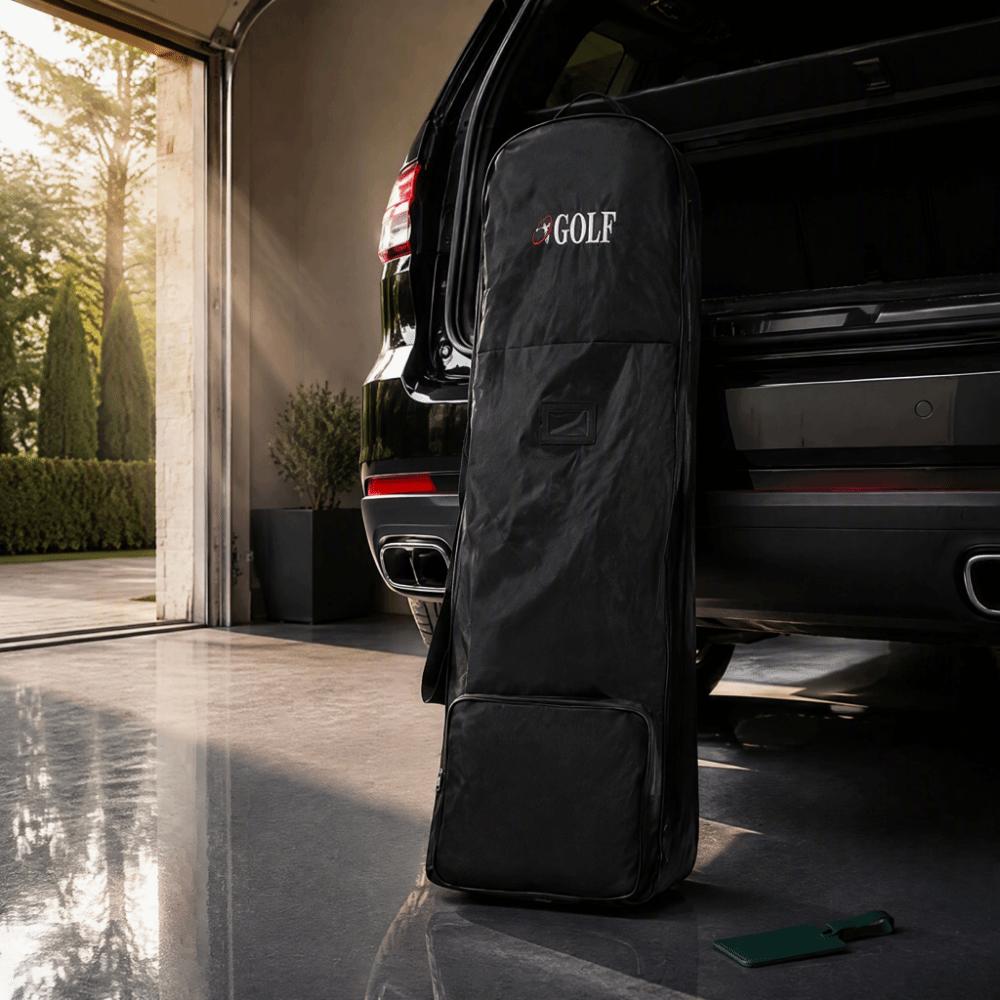 Oxford Cloth Golf Travel Bag Black Golf Travel Luggage Airport Golf Equipment Transport