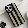 Brown Vertical Stripes Phone Case For IPhone 15 Pro Max 17 16 11 12 13 14 Pro 17E 16E Plus Soft Shockproof Bumper Back Cover