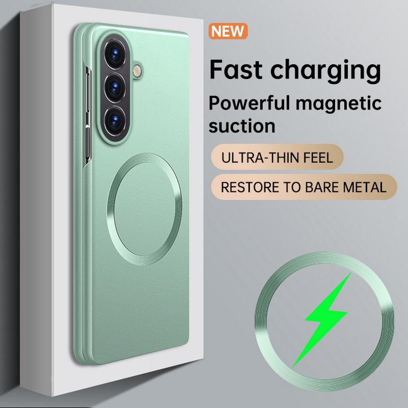 Slim Bezels with Magnetic Ring Case for Samsung Z Fold Wide Fold 8 Galaxy Z Fold 7 6 5 4 Ultra Thin Hard Camera Protective Cover
