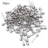 50-100PCS Sports Ball Inflating Pump Needle for Football Basketball Soccer Inflatable Air Valve Adaptor Stainless Steel Pump Pin