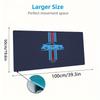 Martini Racing Large Size Mouse Pad Large Gaming Table Cushion Non-slip Laptop Tablet Big Mousepad XXL Mat Mini PC Playmat With Lock edge