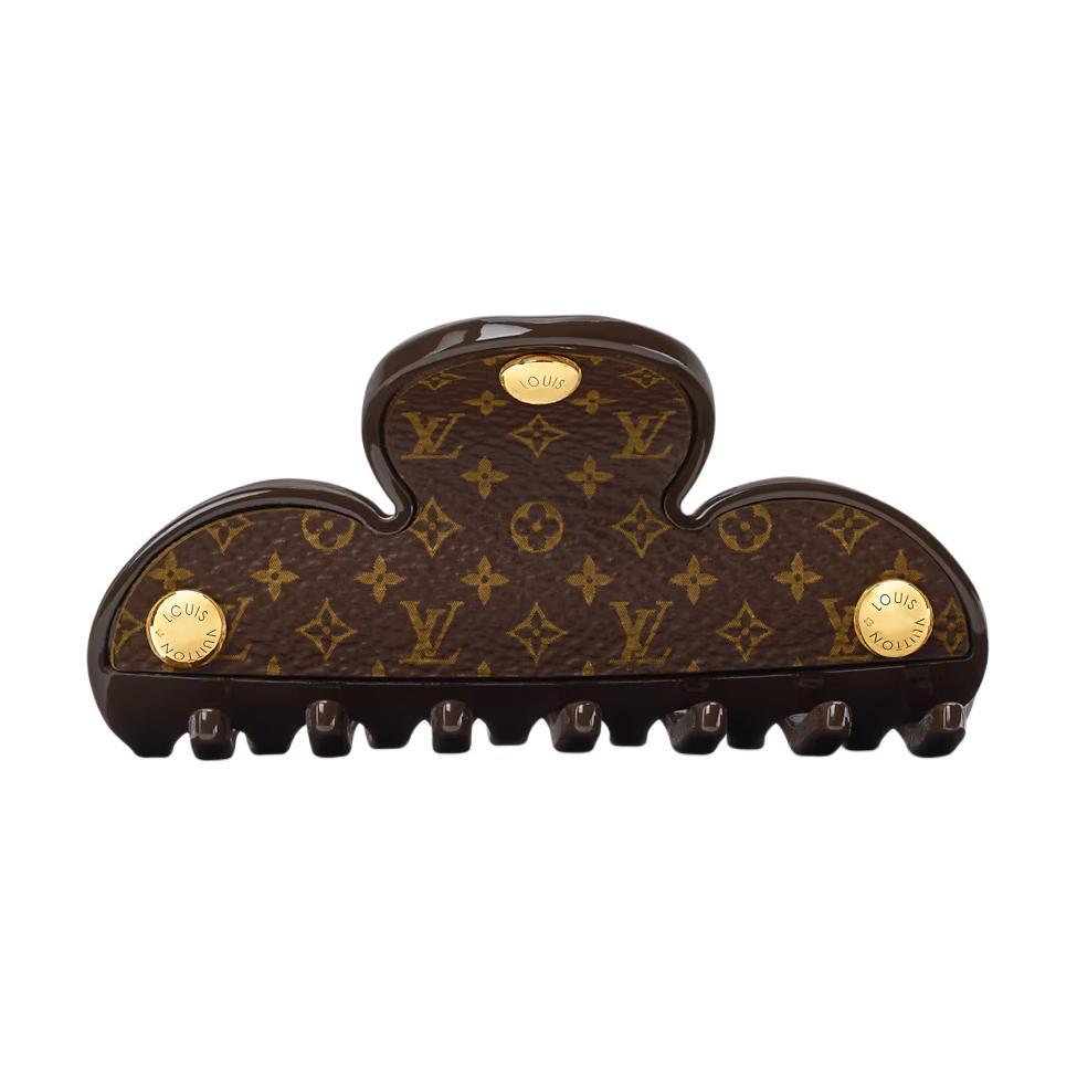 

Louis Vuitton Letter Combination Design Resin Hair Clip Women Hair Accessories Brown M03546 Box+Shopping Bag