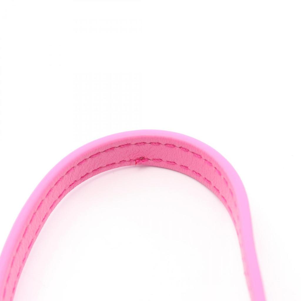 Used BVLGARI Serpenti Cabochon Mini Pochette Shoulder Bag leather Pink Used Women