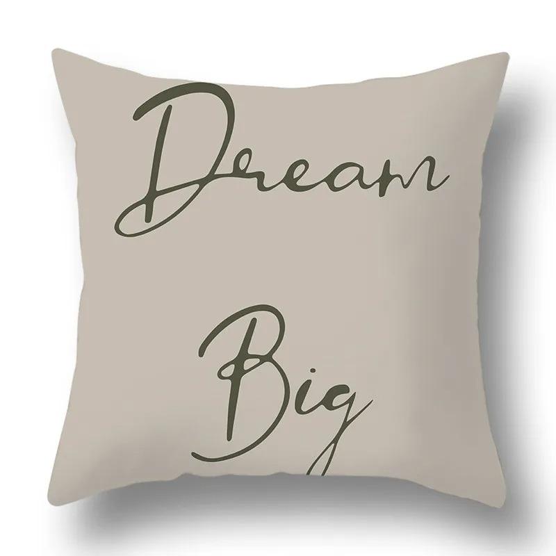 Office Living Room Home Pillowcase Fresh Leaf Pattern Pillowcase Car Ornaments