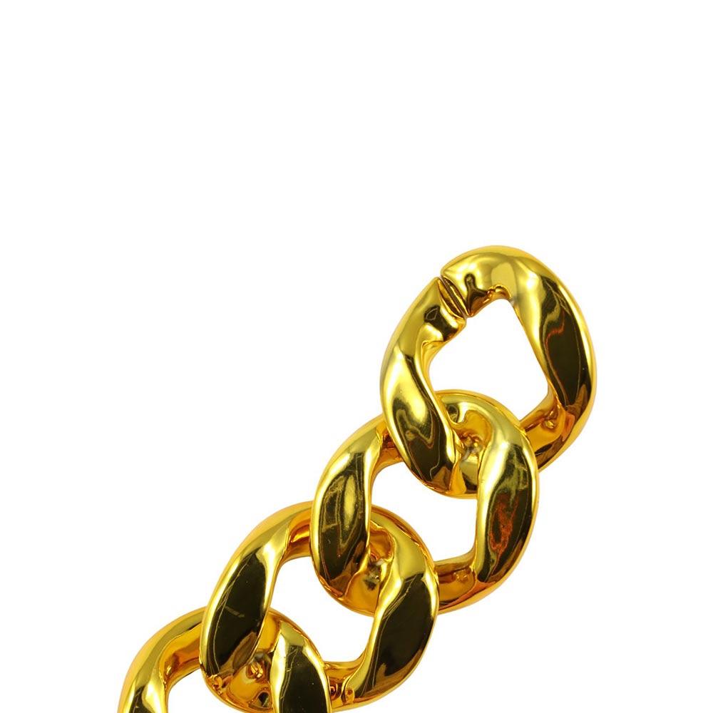 Hip-pop Plastic Fashion Jewelry Men Exaggerated Necklace Punk Thick Chain Necklace Sweater Chain