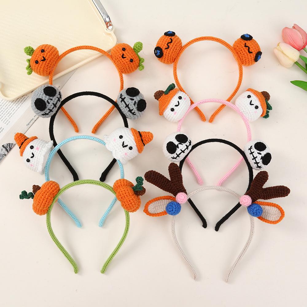 

Cute 3D Cartoon Plush Crochet Hair Clips & Versatile Thin Headband