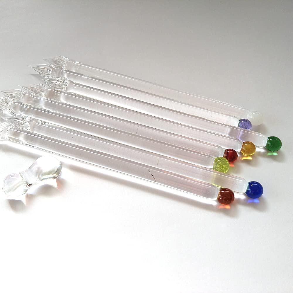 The NEON Simple Glass Rainbow Red Pen,