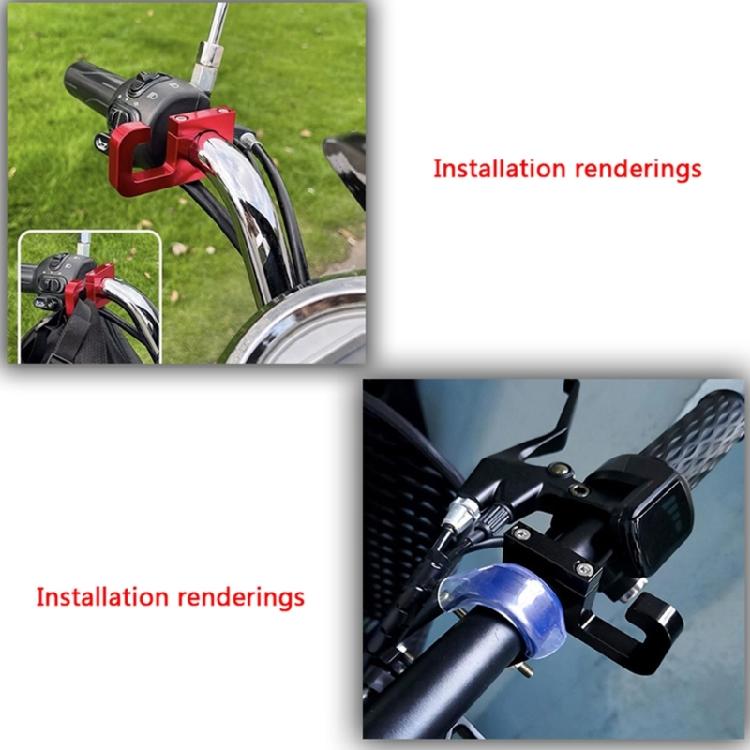 Motorcycle Handlebar Storage Hook Scooter Luggage Bag Hanger Helmets Claw Hook Storage Bag Aluminum Holder