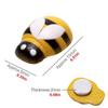 400/200/100PCS Micro Landscape Decoration Wooden Bee Ladybug Figurine Self-Adhesive Stickers Home Garden Beetle Miniature Bonsai Flower Decor