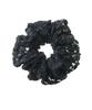 VINGTAINE Scrunchie with Polka Dot and Voluminous Cute Hair Pattern, Lace, Scrunchie, Accessory, Stylish, Trendy, Large, HS-209-BK