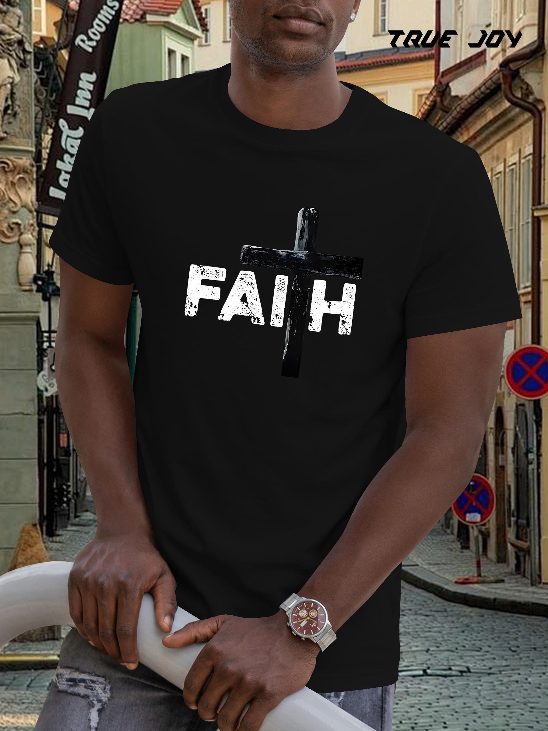 Faith Power: FAITH Cross Print T-shirt XL