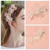 Pearls Wedding Headdress Exquisite Flower Pinch Hair Clip Sweet Bridal Hairpin  Party