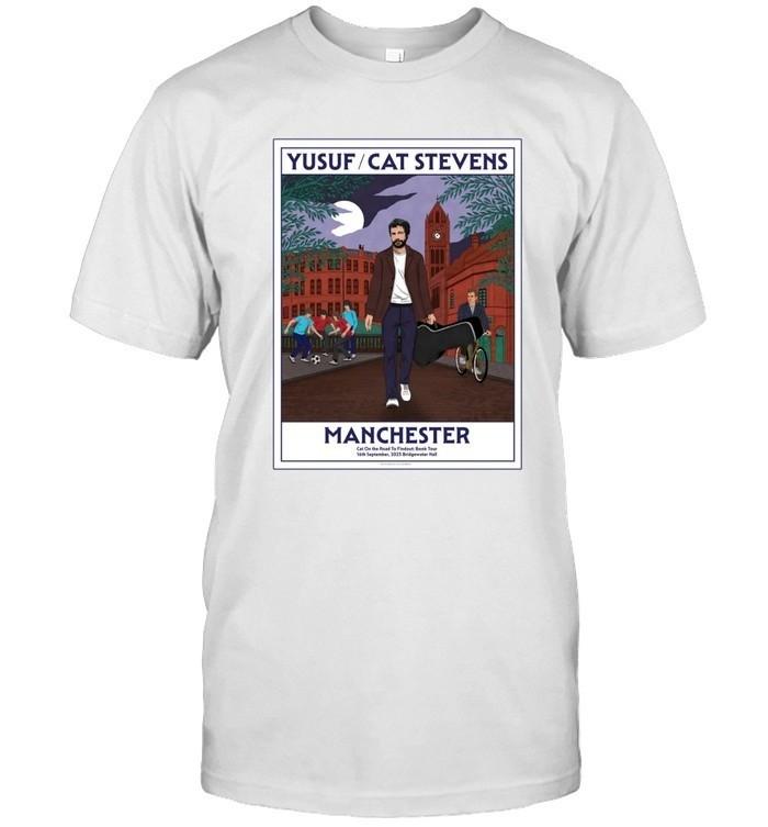 

Yusuf Cat Stevens T-Shirt Manchester 2023 Tour Concert Graphic Tee 4XL