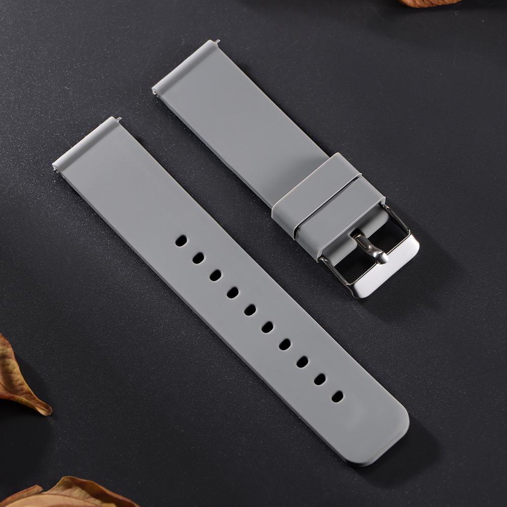 Silicone Watch Band 12mm 14mm 15mm 16mm 18mm 20mm 21mm 22mm 24mm Universal Bracelet Quick Release for Men Women Waterproof Strap