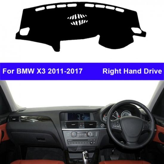 Car Inner Dashboard DashMat Dash Cover Carpet Cape For BMW X3 F25 2011 - 2017
