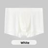 Men's Summer Thin Hollow Antibacterial Mesh Ice Silk No Trace Transparent Flat Angle Underwear
