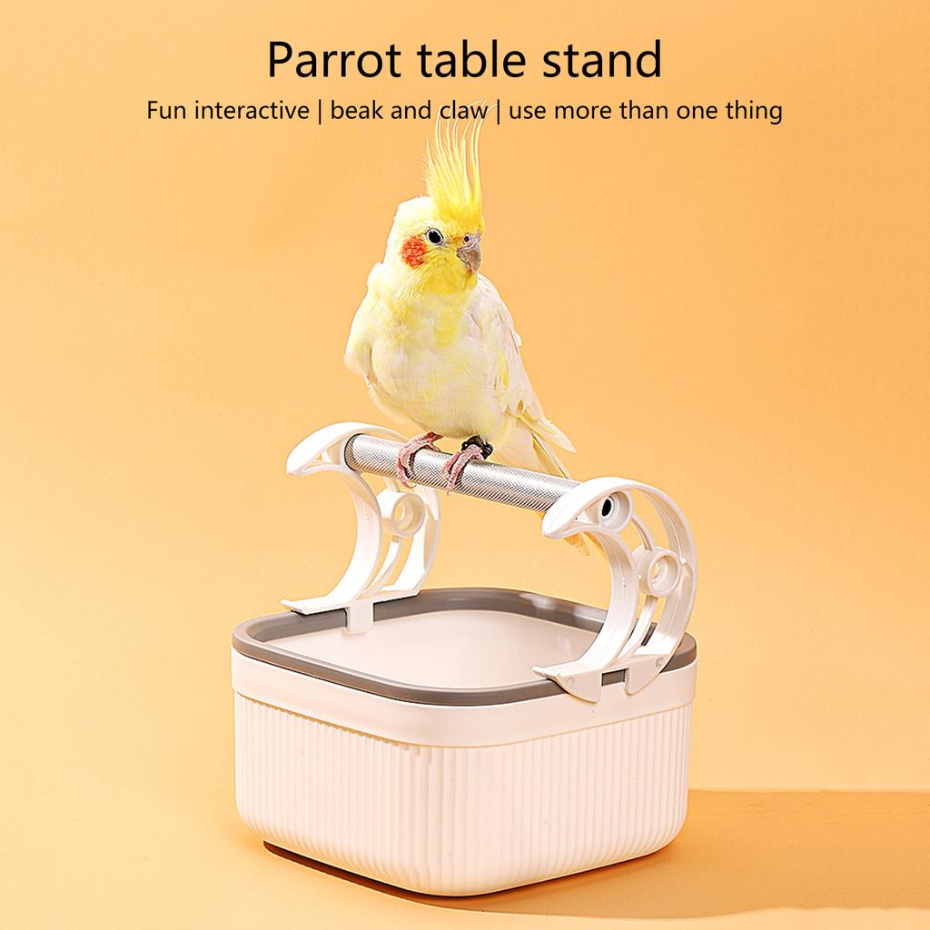 Bird Cage Swing Stand Durability Bird Stand Parrots Game Stand Home Bird Stand Training Accessory