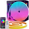 Bluetooth Control Party Decoration Lamp IP67 Waterproof Lexible Ribbon Rope Light RGB LED Neon Strip Light