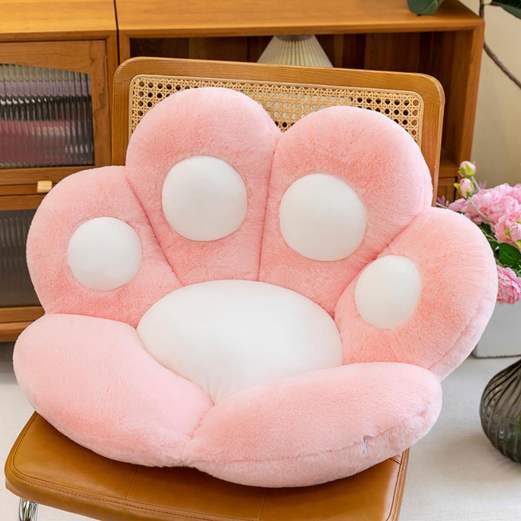 Cute 70*60Cm Kawaii Cat Paw Plush Toys Cute Soft Stuffed Floor Cushion Chair Sofa Butt Pad For Home Room Decoration Office Nap Dolls