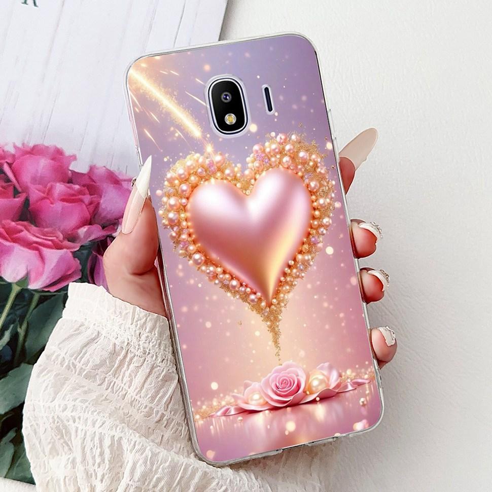 For Galaxy J4 2018 Case SM-J400F Fashion Painted Cover Soft Silicone Phone Case For Samsung Galaxy J4 2018 Fundas Capa Bags