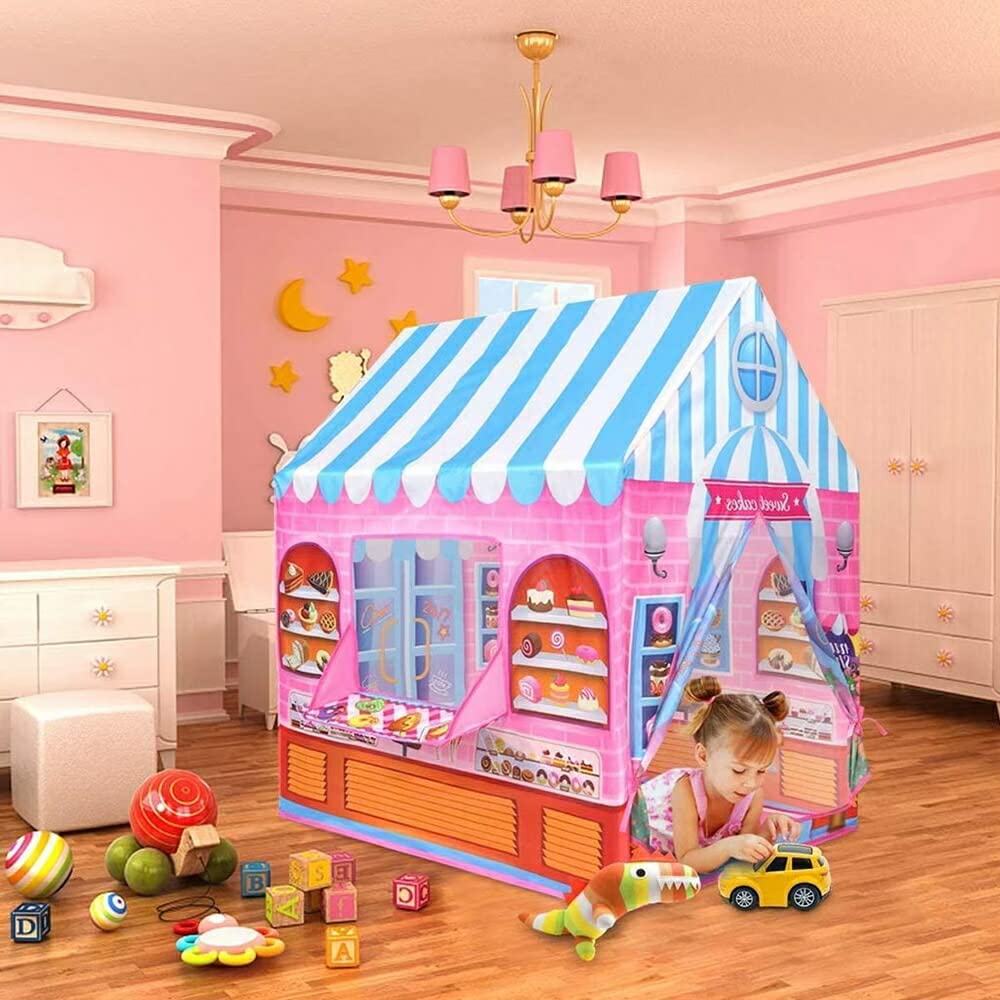 Tent for Sweets Store Authentic Tent Kids Tent [AiO JAPAN] Children, Shop, Store, Cake, Donut, Sweets, House,