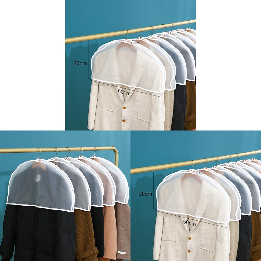 Peva Clothing Dust Cover For Wardrobe With Waterproof Protection For Indoor Storage