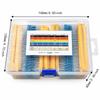 2600pcs 130 Values Resistors Assortment Kit Metal Carbon Film Resistors  For Hobbyists