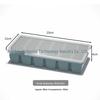 Silicone Ice Cube Tray with Lid: 4-Grid Frozen Soup & Food Storage Box