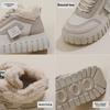 "Women's Plus Velvet High-Top Snow Boots, 2024 Winter, Korean Style, Warm Casual Thick-Soled Cotton Shoes"