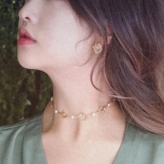 21ss. Forest At Dawn. Earring 02