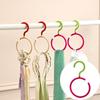 Portable Clothes Hanger Multifunctional Round Scarf Tie Display Rack New Storage Hook