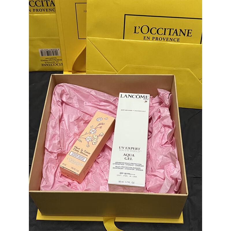 L Occitane Cherry Blossom Hand Cream & Lancôme Sunscreen Gift Set