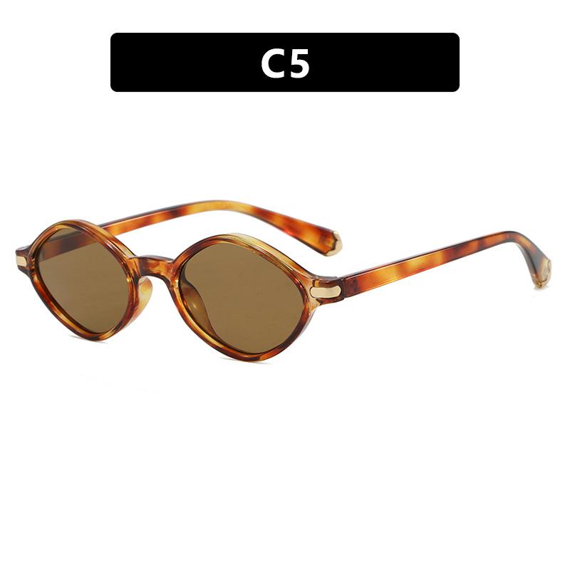 Sexy Small Frame Sunglasses for Women Designer Fashion Luxury Shades UV400 Black Vintage Sun Glasses