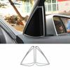 Matte Silver A Post Speaker Frame Cover Trim 2pcs Fit For Benz 2008-2014 C-Class
