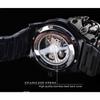Forsining Men's Fashion Casual Waterproof Tourbillon Automatic Mechanical Watch GMT1157-4-W
