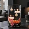 Candle Holder for Tea Light, Clear Glass Design Home And Events