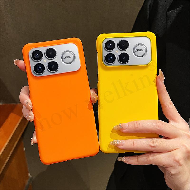 Luxe Minimalistisch Kleurrijk Ultra Dun Slank PP Rubberachtig Mat Hard PC Telefoonhoesje voor Xiaomi Poco F8 Pro F8 Ultra Valbestendig Schokabsorberend Bumperhoesje