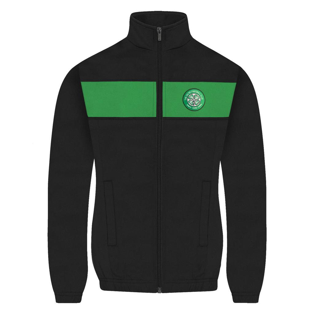 Celtic FC Boys Contrast Striped Tracksuit