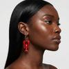 2026 New Trendy Red Lobster Pendant Earrings for Women Summer Creative Enamel Crabs Hoop Earring Daily Wear Jewelry Gift