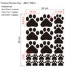 Cute Dog Footprints Wall Sticker Bedroom Home Decor For Kids Room Cupboard Decoration Wallpaper Self-adhesive Combination Decals