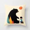 Cute Animal Pattern Pillowcase Office Living Room Car Ornaments Home Pillowcase