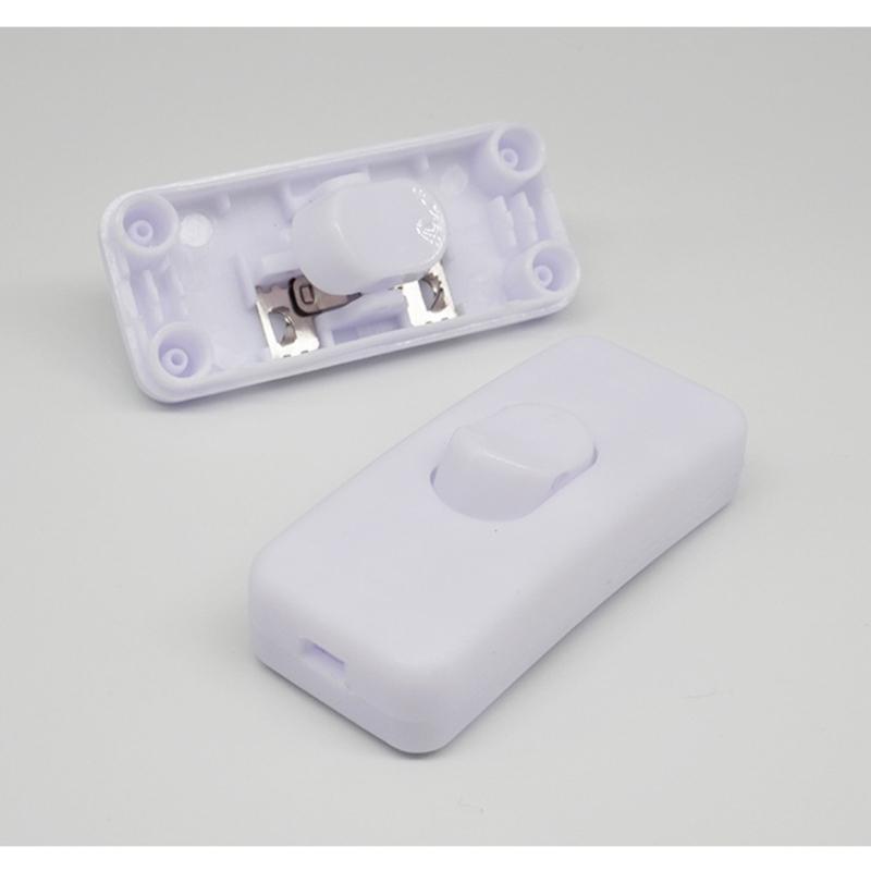 Multipurpose Inlines Cord Switches On Off Button Portable Accessory for Table Lamp Desk Light Bed Lamp 6A 250V