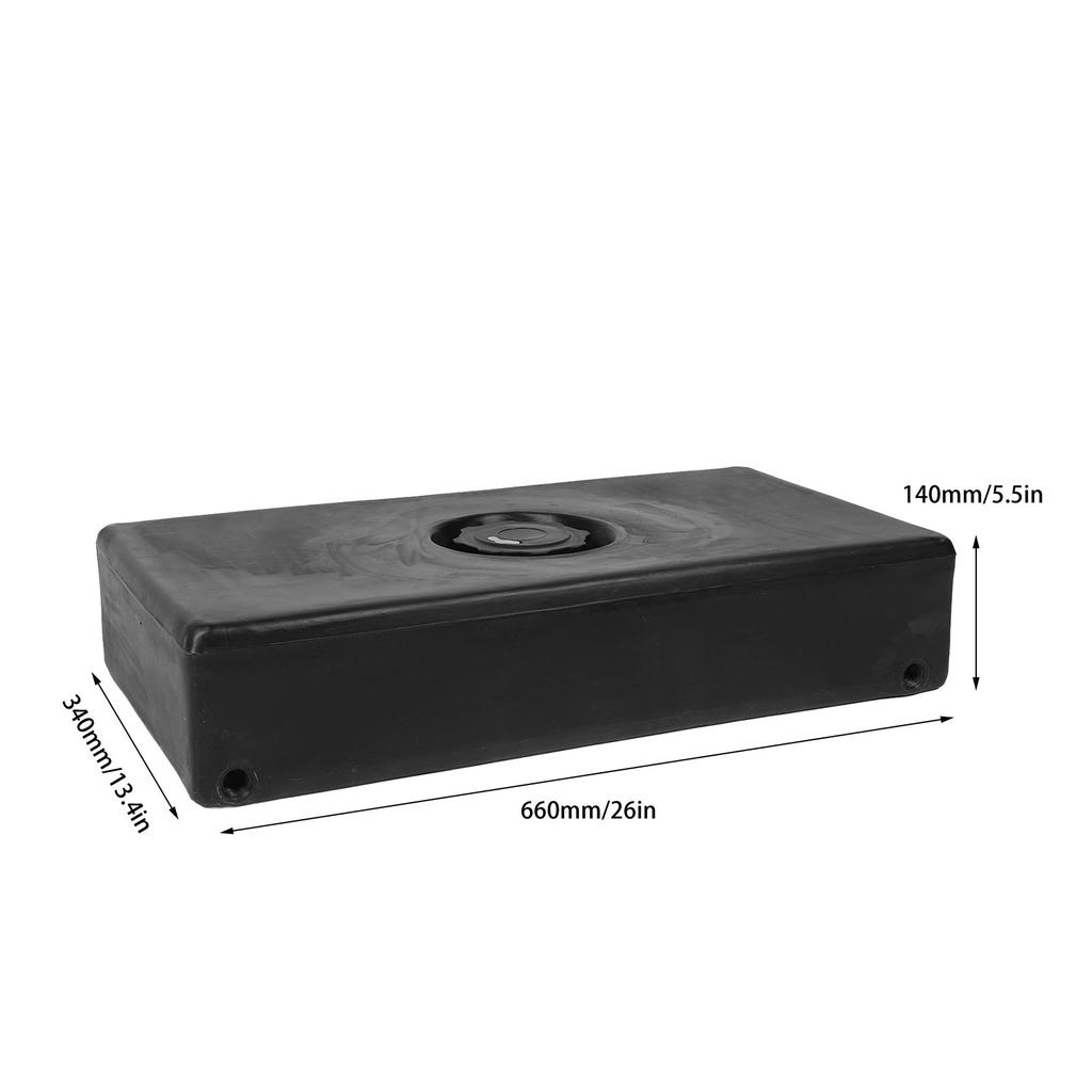 RV Water Holding   Up 26 X 13.4 X 5.5in  Resistance Portable Water Container Black for Boats for Trailers