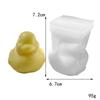 White Animal Resin Casting Mould Silicone 3D Duck Silicone Mould Candle Silicone Mould   Clay Craft