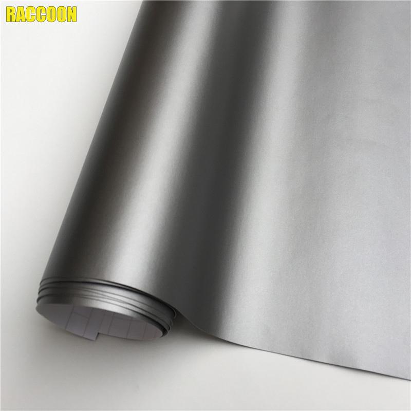 Gray Matte Black Vinyl Wrap Film Car Wrapping Film Sticker Sheet Air Bubble Free Bike Console Computer