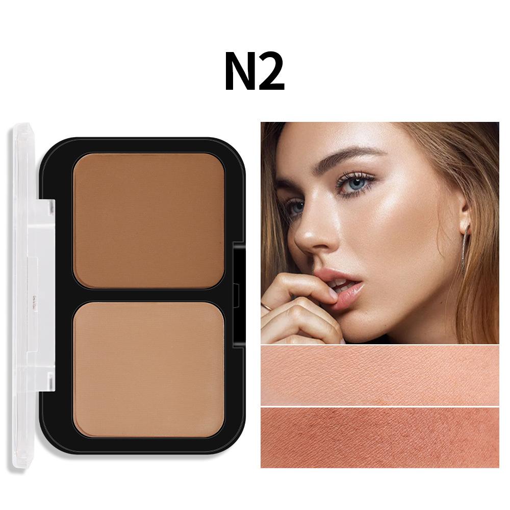 

MISS ROSE 2-в-1 Exquisite Girl Face Makeup Powders Контурирующая пудра N2